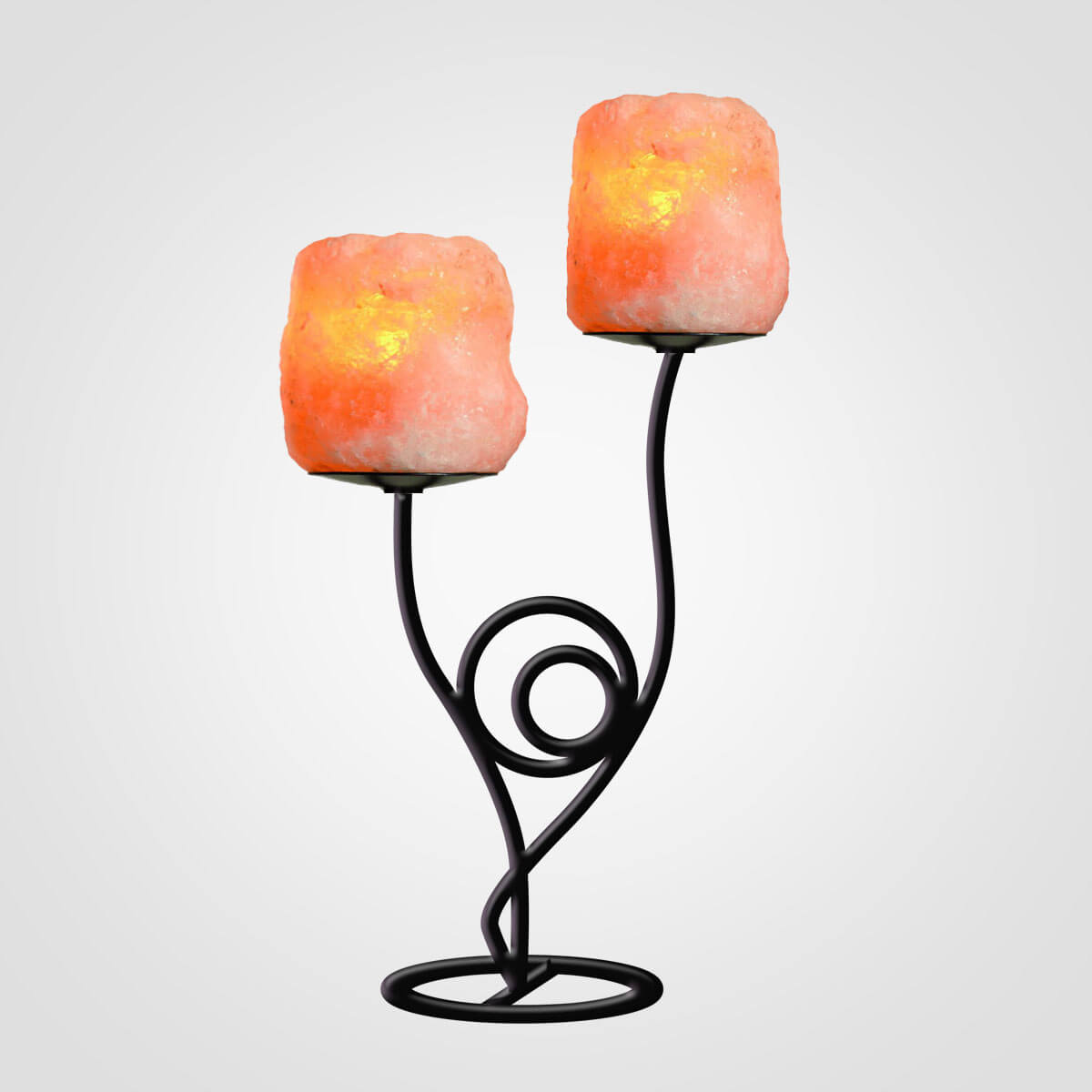 Abstract 2 candle holder