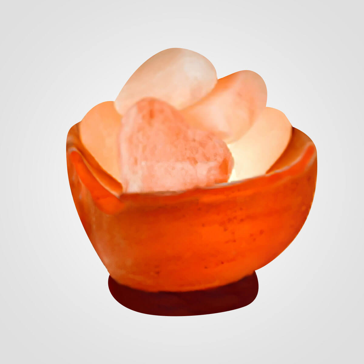 Heart shape Firebowl with Heart Stones