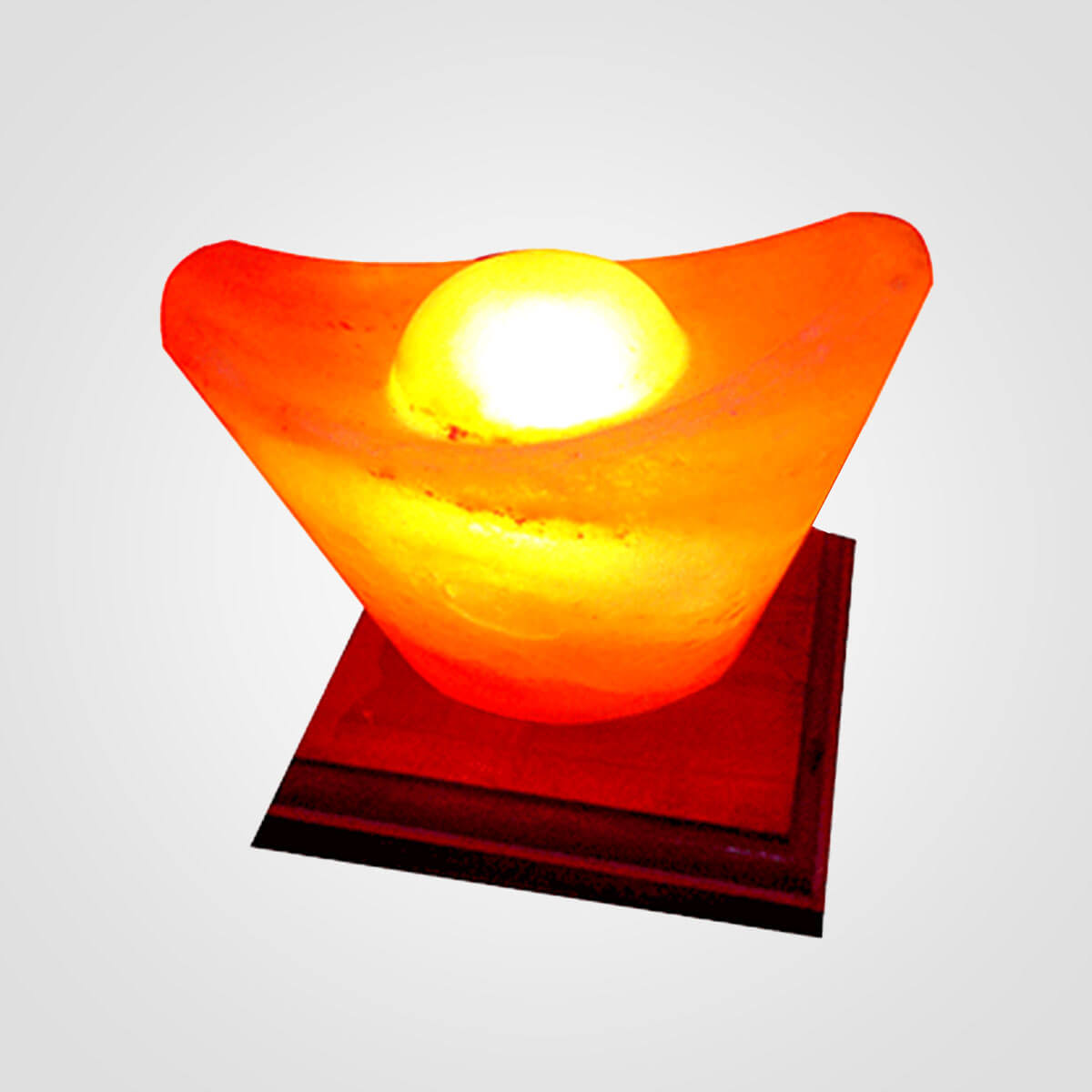 Himalayan Chinese Money Shape Salt Lamp