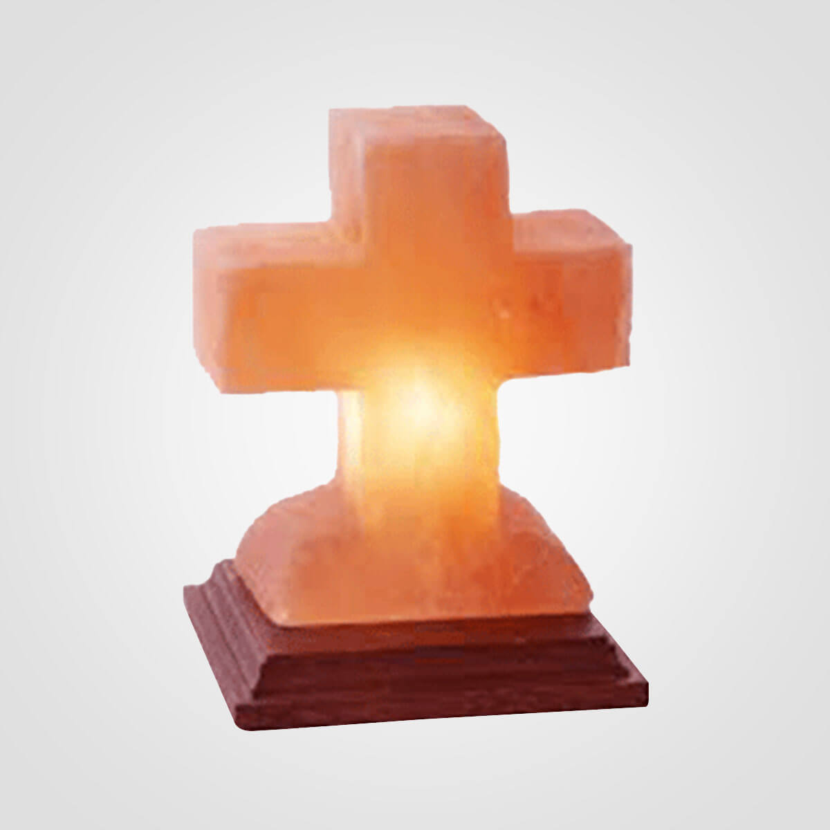 Himalayan Cross 1 Shape Salt Lamp