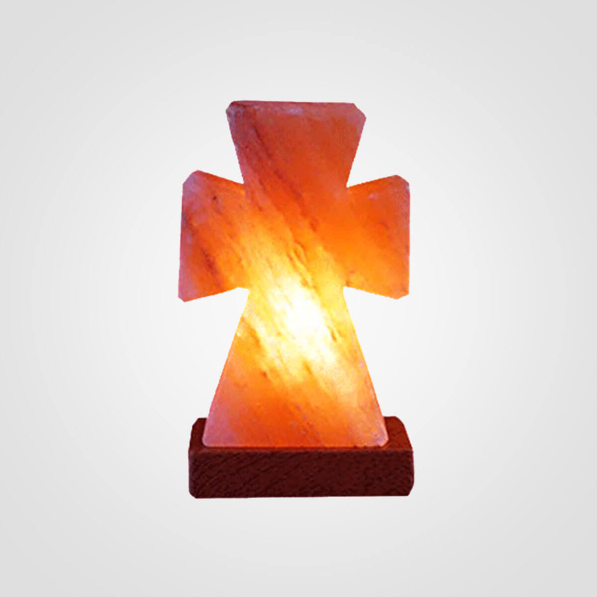 Himalayan Cross 3 Shape Salt Lamp