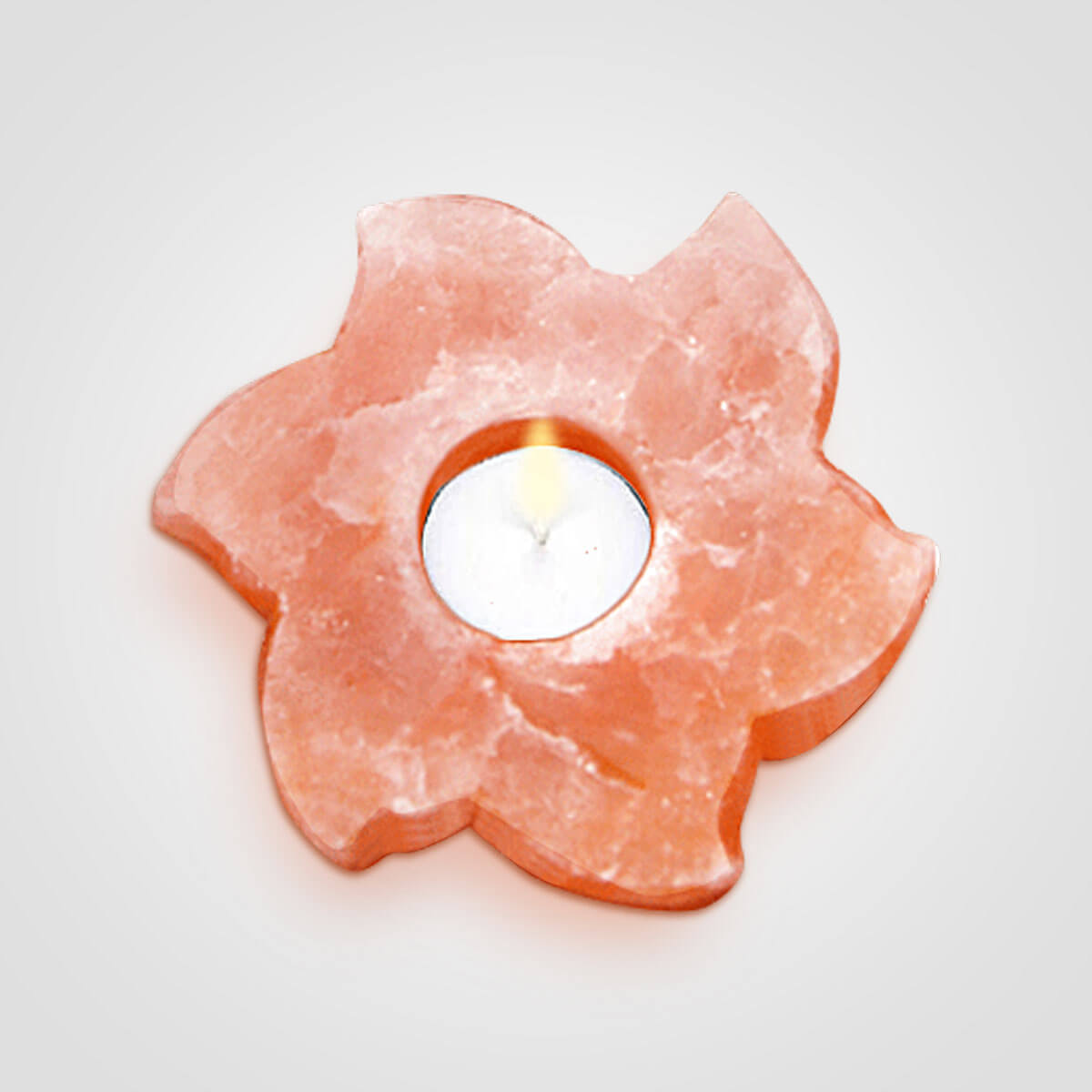 Himalayan Flower Shape Salt Tea Light