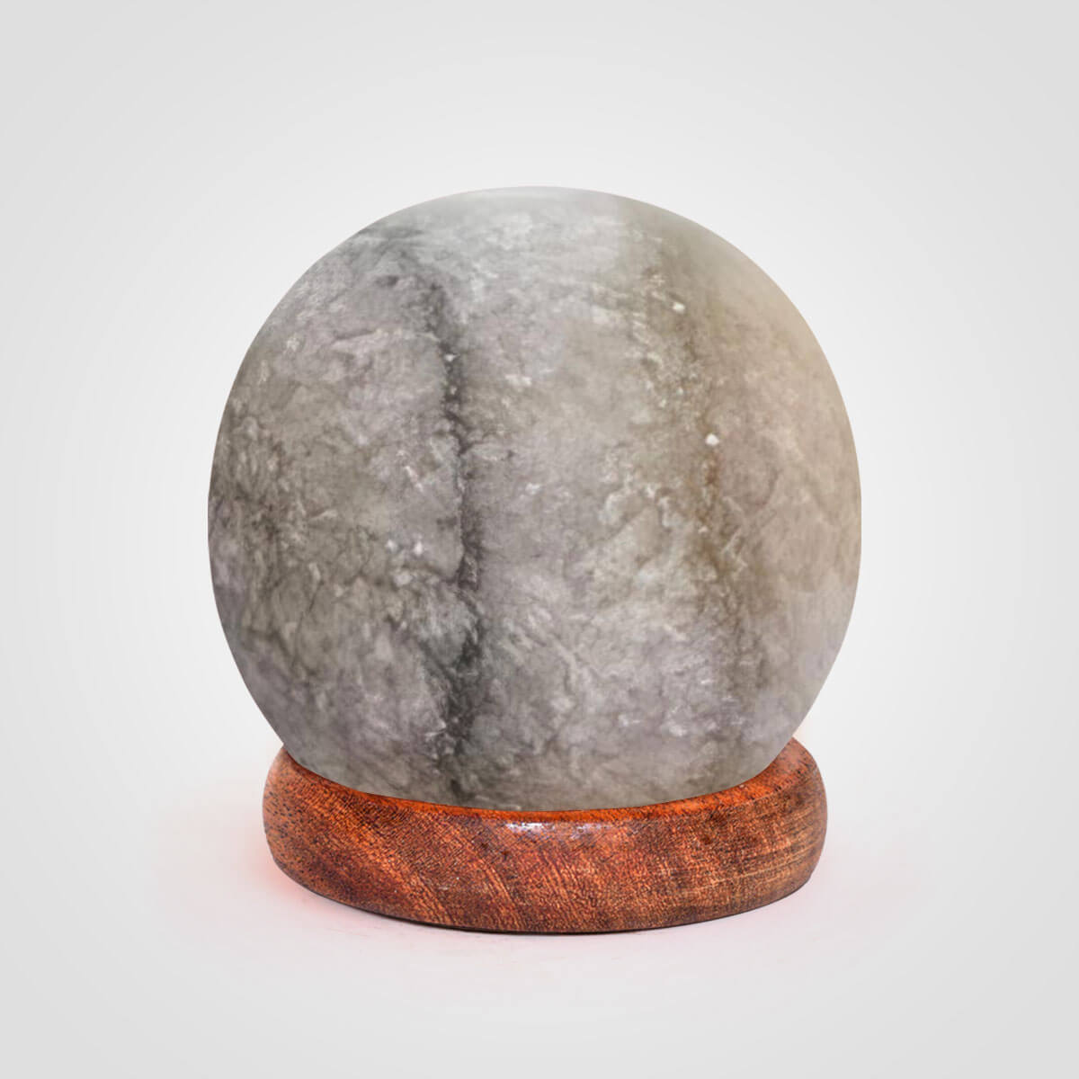 Himalayan Grey Ball Shape Salt Lamp