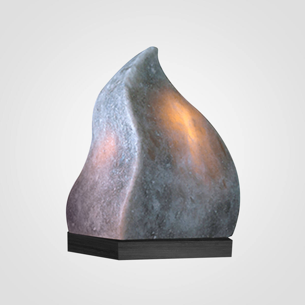 Himalayan Grey Flame Shape Salt Lamp
