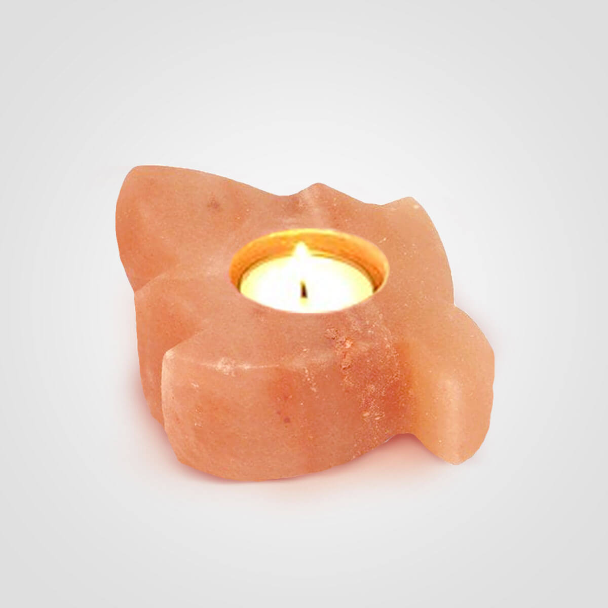 Himalayan Leaf Shape Salt Tea Light