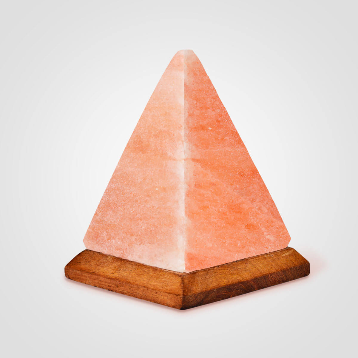 Himalayan Pink Salt Pyramid Lamp