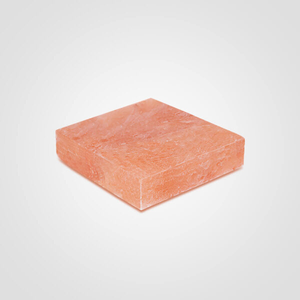 Himalayan Rock Salt Tiles Both Side Plain (4″ x 4″ )