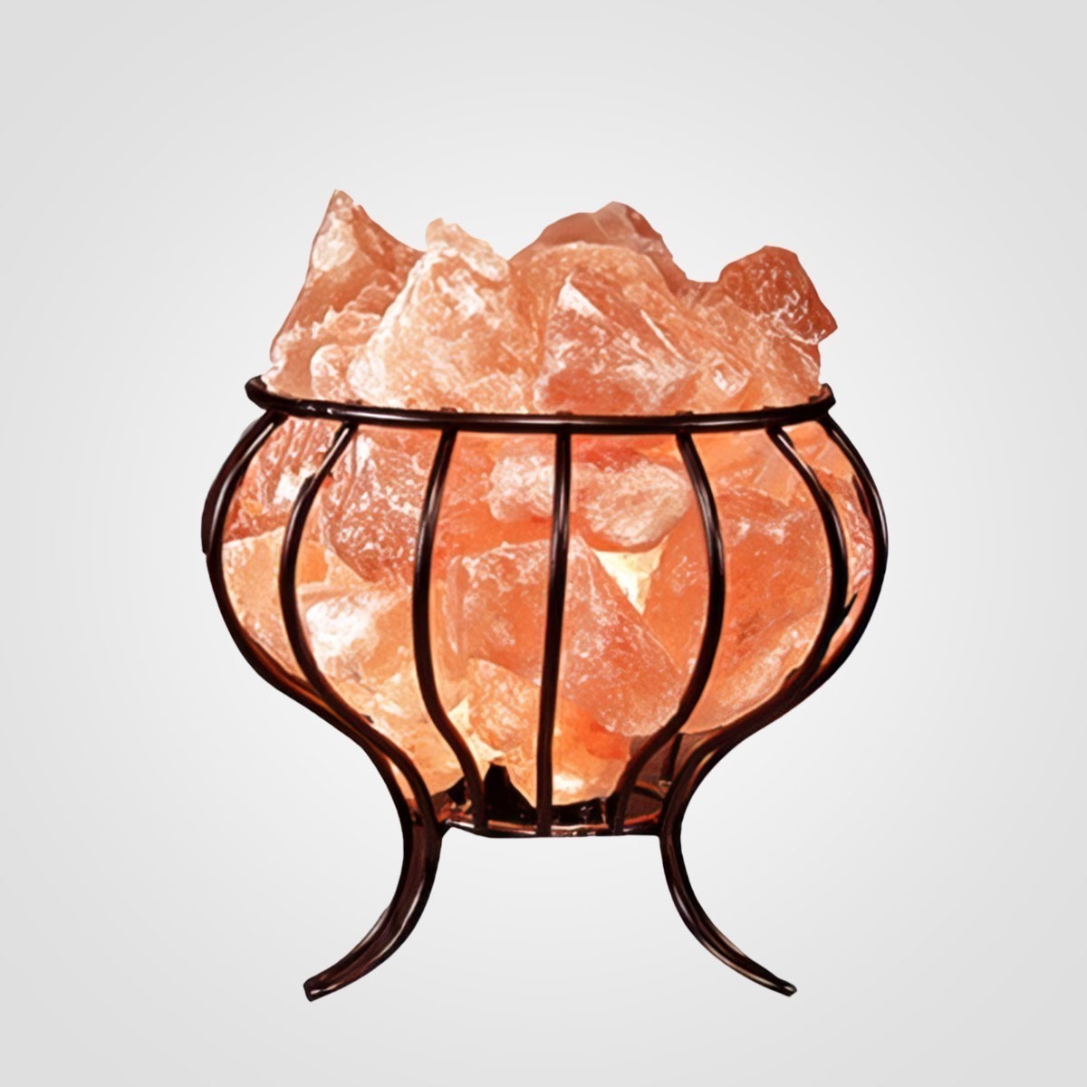 Himalayan Salt Round Iron Basket