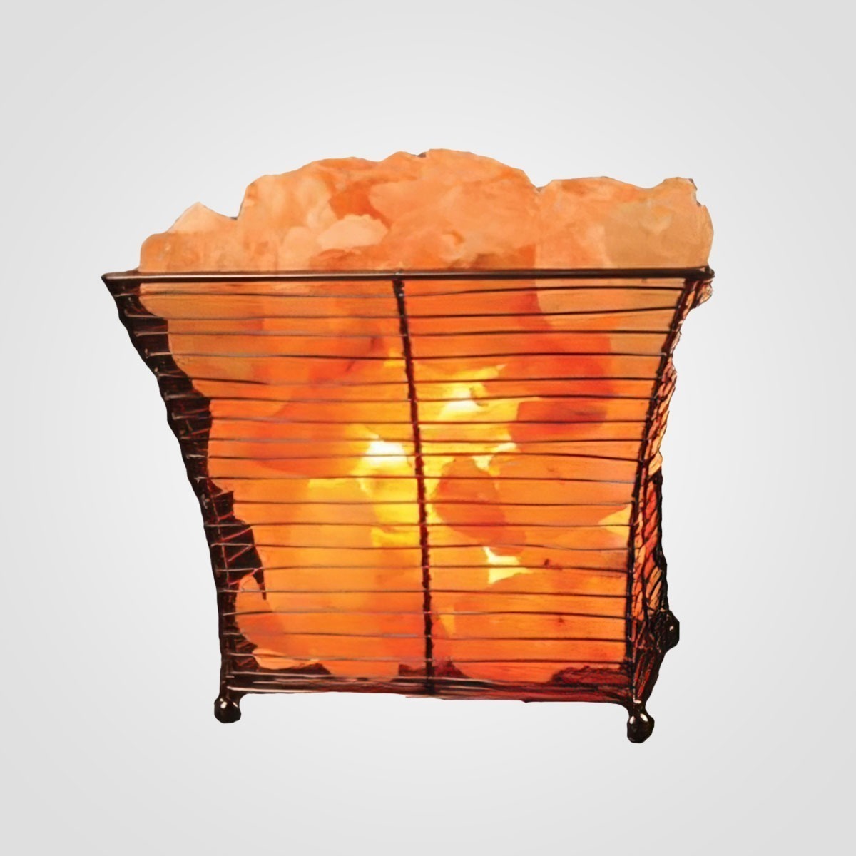 Himalayan Salt Square Wire Shape Iron Basket