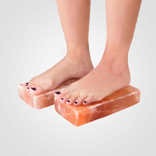 Himalayan Salt Thick Plain Feet-Detox Block 8″x4″x1″