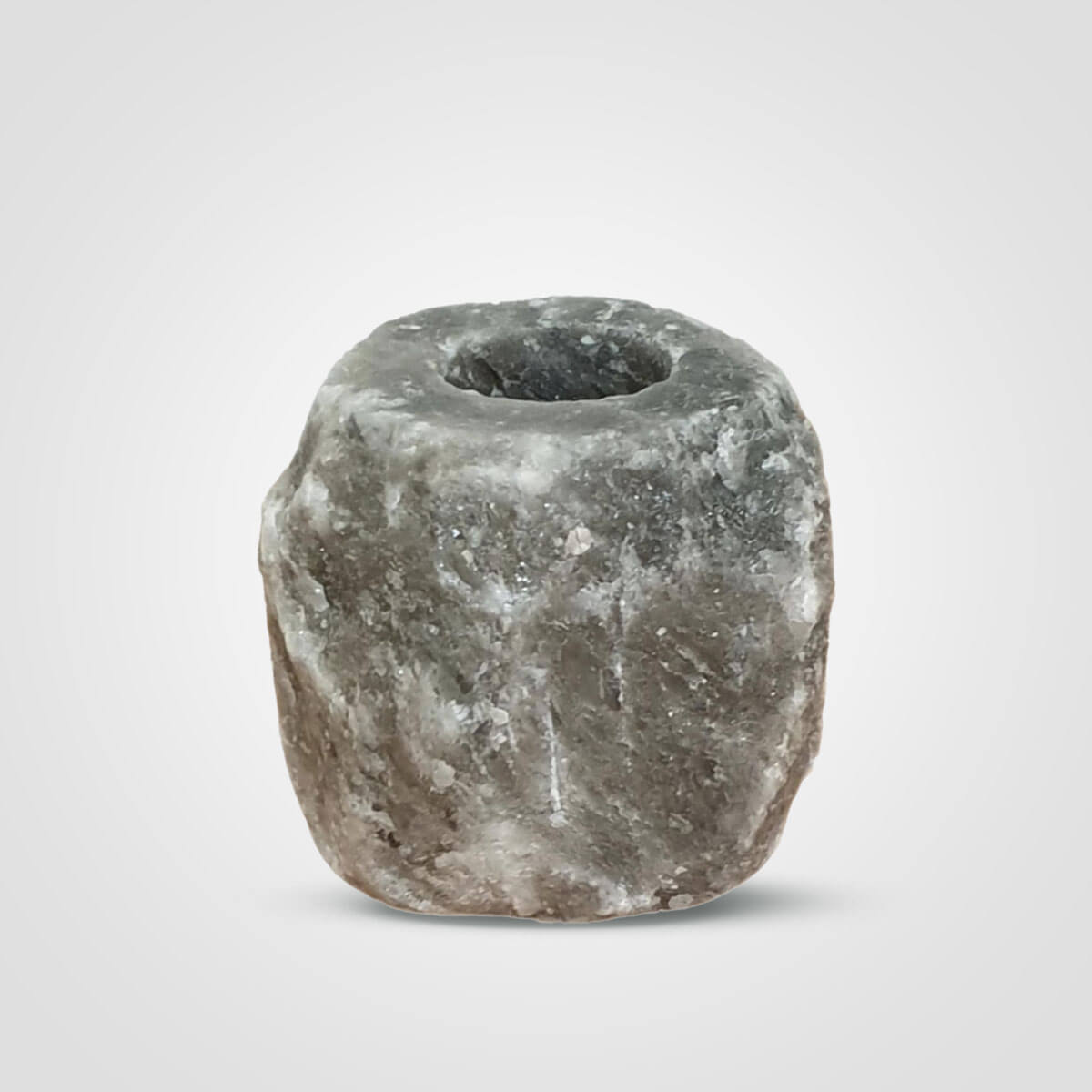 Natural Grey Natural Candle Holder